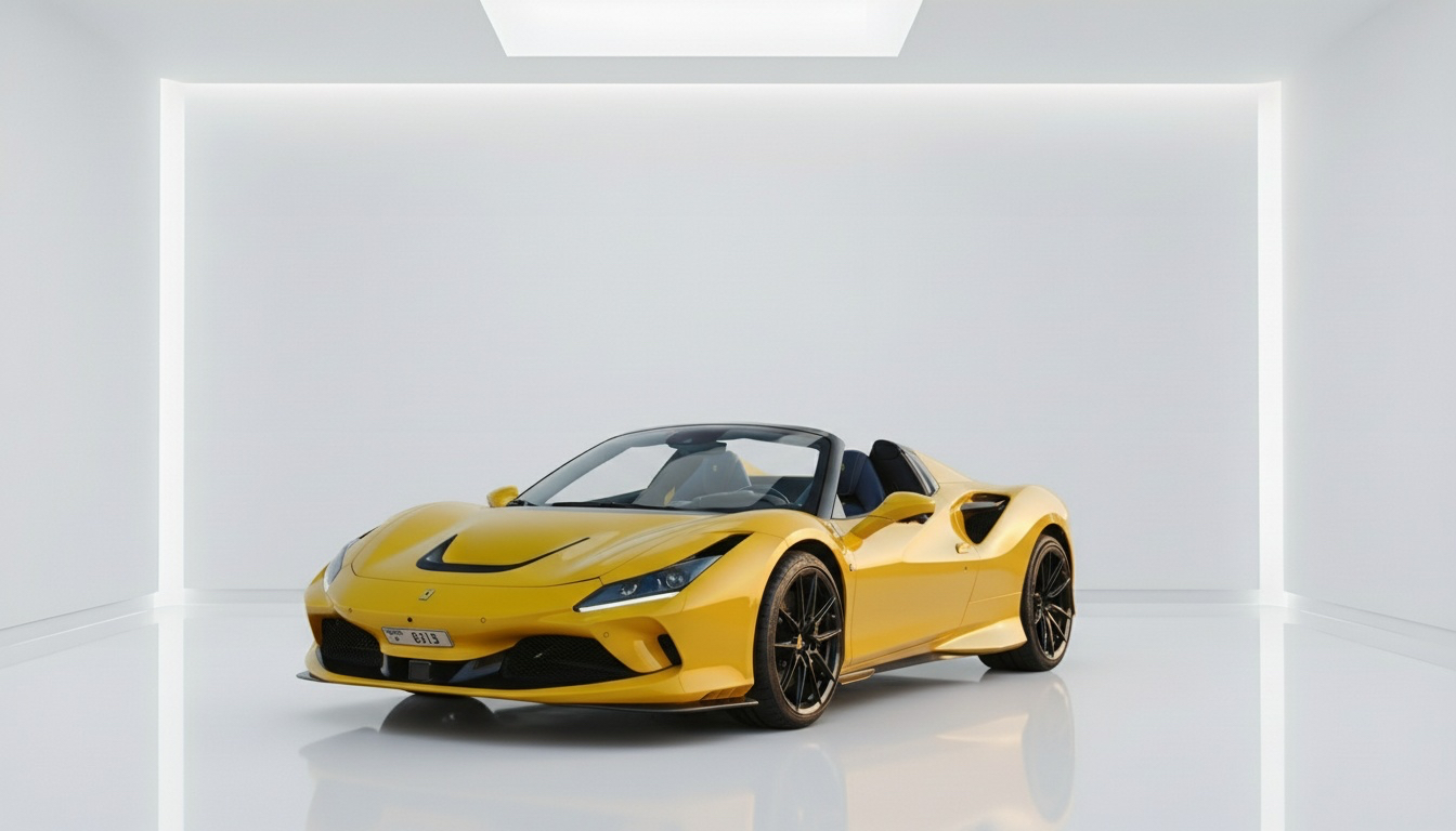 Ferrari F8 Tributo Spyder — Yellow