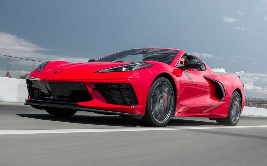 Corvette C8 Z51 Convertible — Red